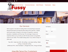 Tablet Screenshot of mrfussycontracting.com